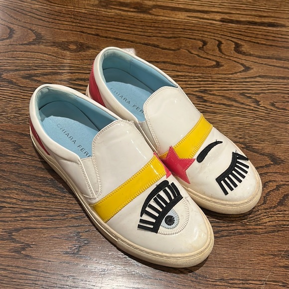 Chiara Ferragni eye slip on sneakers - Picture 1 of 3